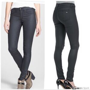 Rag & Bone leggings jeans black distressed size 25 good condition